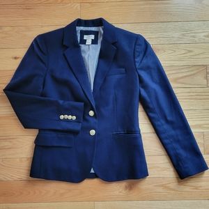 EUC J. CREW Schoolboy Blazer - Navy Blue